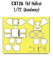 Eduard EDCX126 1:72 Grumman F6F Hellcat