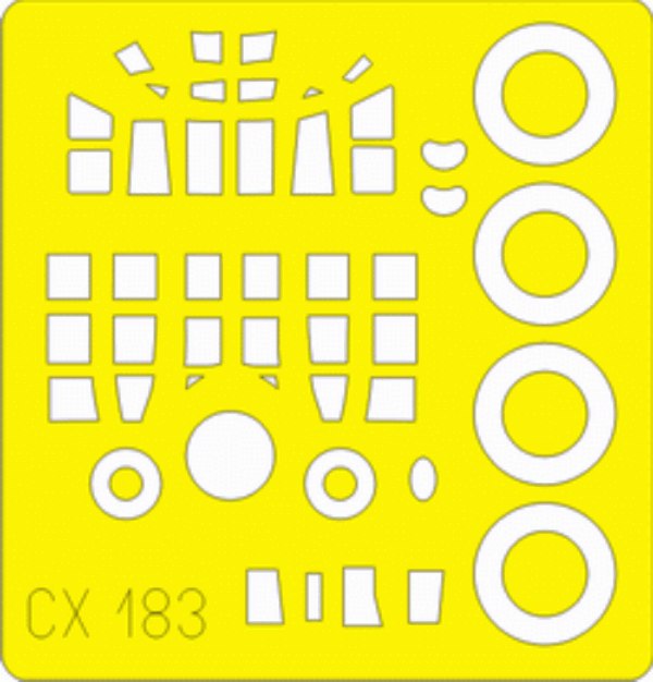 Eduard EDCX183 1:72 Junkers Ju-88G-1/Ju-88G-6 canopy frame paint mask