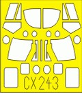 Eduard EDCX243 1:72 Westland Lynx HAS.2 canopy frame paint mask
