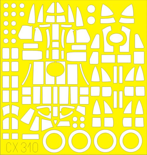 Eduard EDCX310 1:72 Handley-Page Halifax B Mk.I canopy frame paint mask