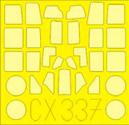 Eduard EDCX337 1:72 Mitsubishi A6M2b Zero canopy frame paint mask