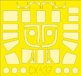 Eduard EDCX437 1:72 Westland Sea King HC.4 canopy frame paint mask
