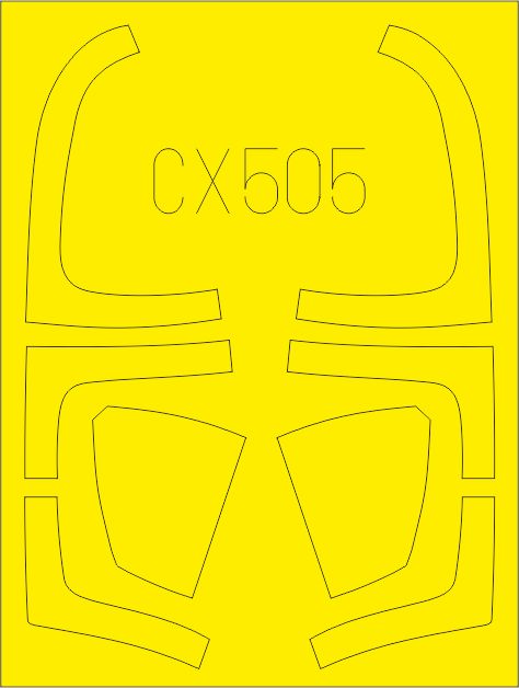 Eduard EDCX505 1:72 McDonnell F-15E Strike Eagle canopy frame paint mask