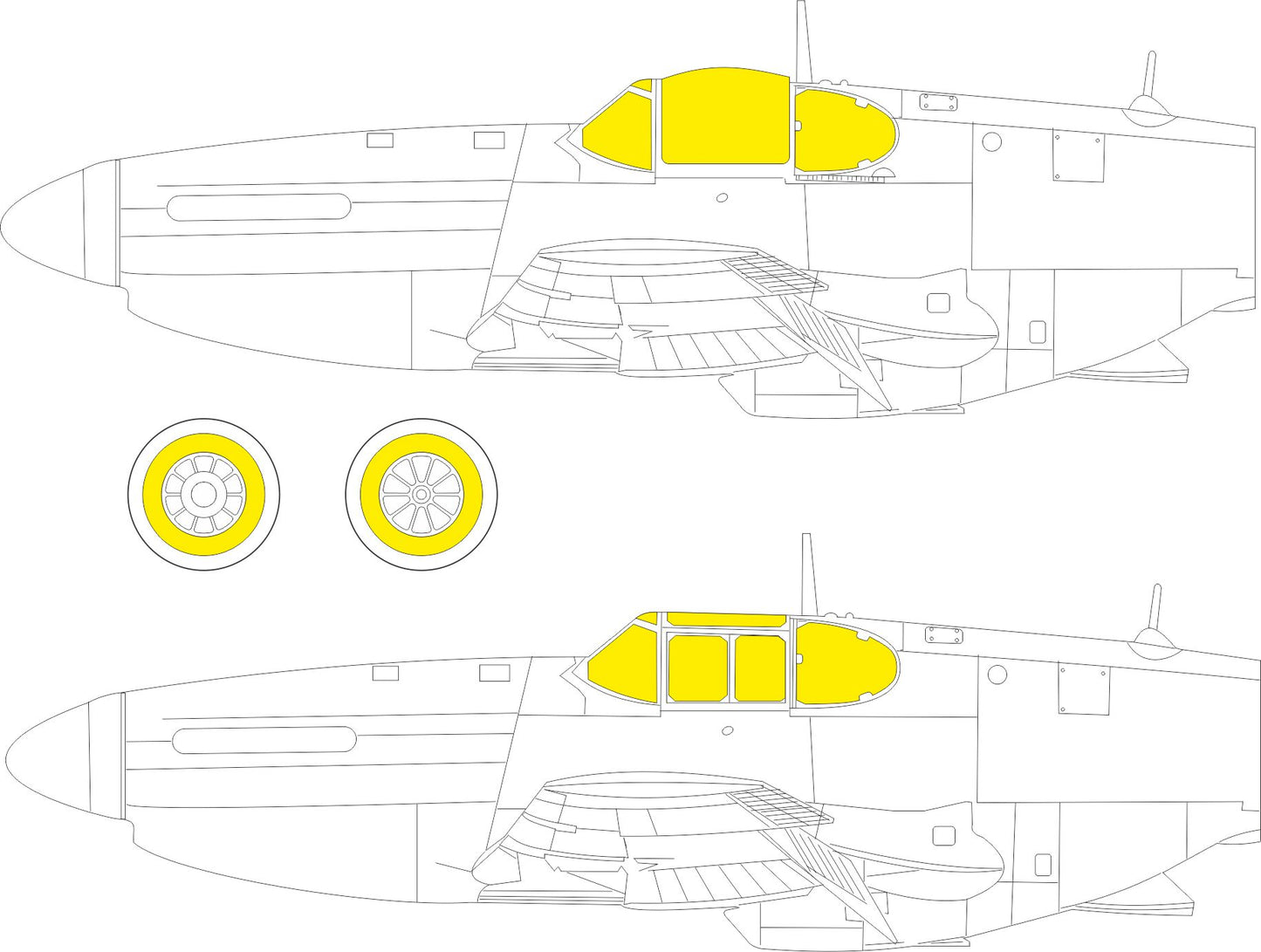Eduard EDCX620 1:72 North-American P-51B/P-51C Mustang