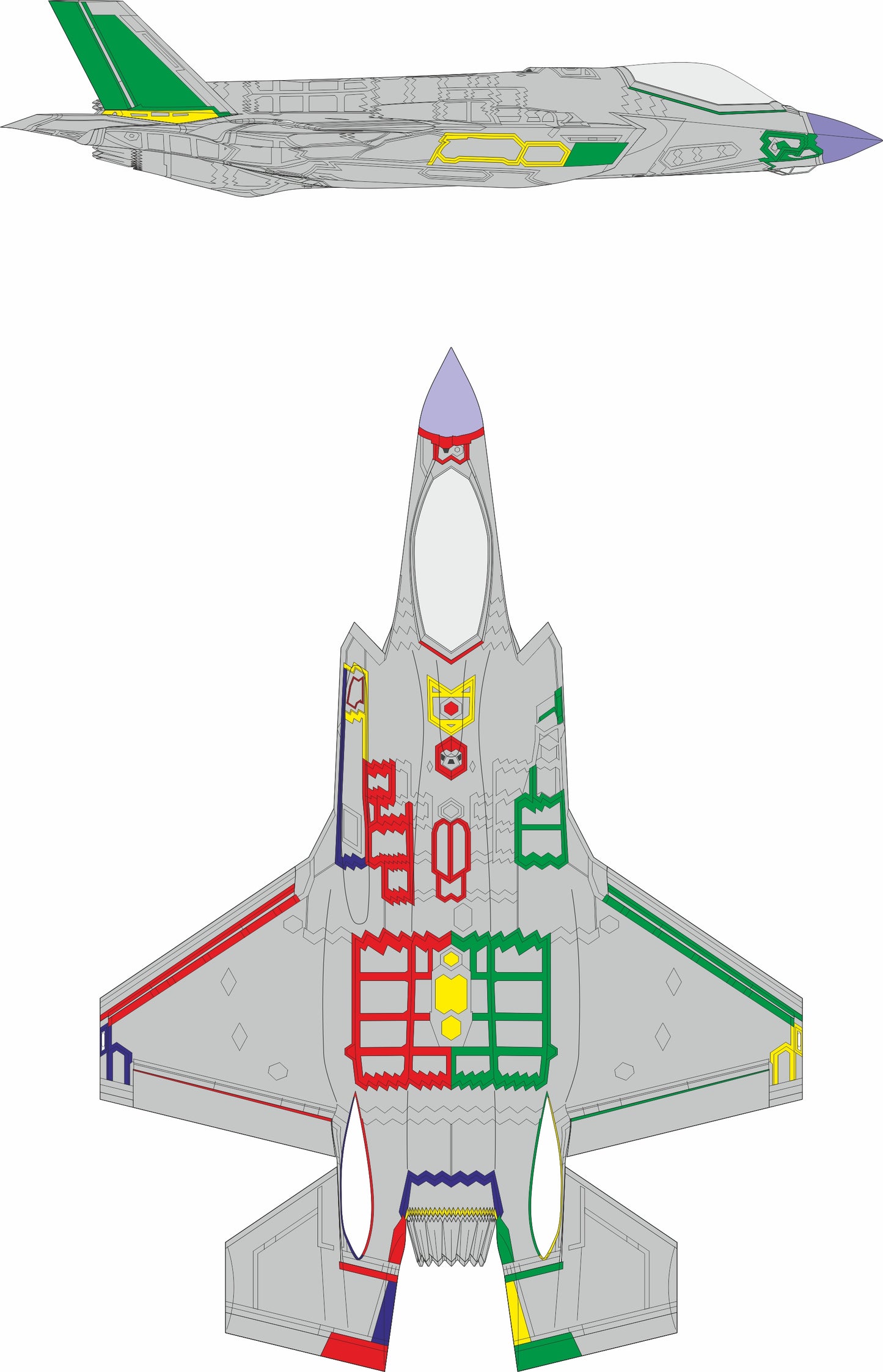 Eduard EDCX693 Lockheed-Martin F-35A Lightning II RAM coating early 1:72