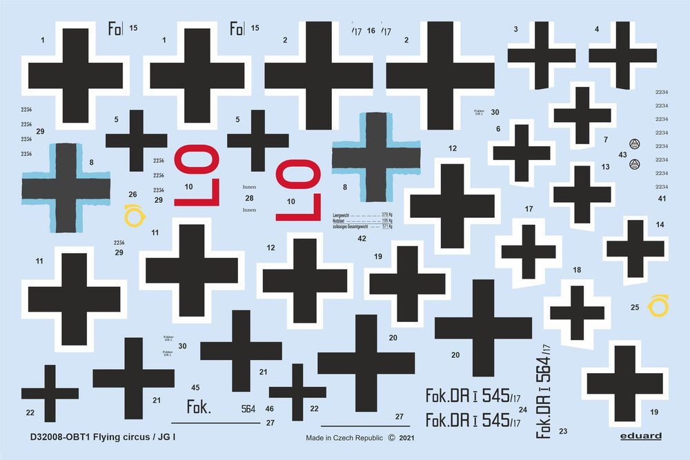 Eduard EDD32008 1:32 Flying circus / JG I