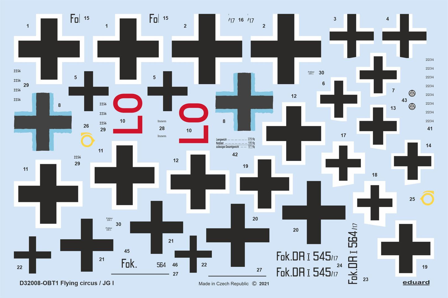 Eduard EDD32008 1:32 Flying circus / JG I