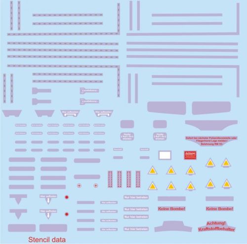 Eduard EDD48012 1:48 Focke-Wulf Fw-190A stencils
