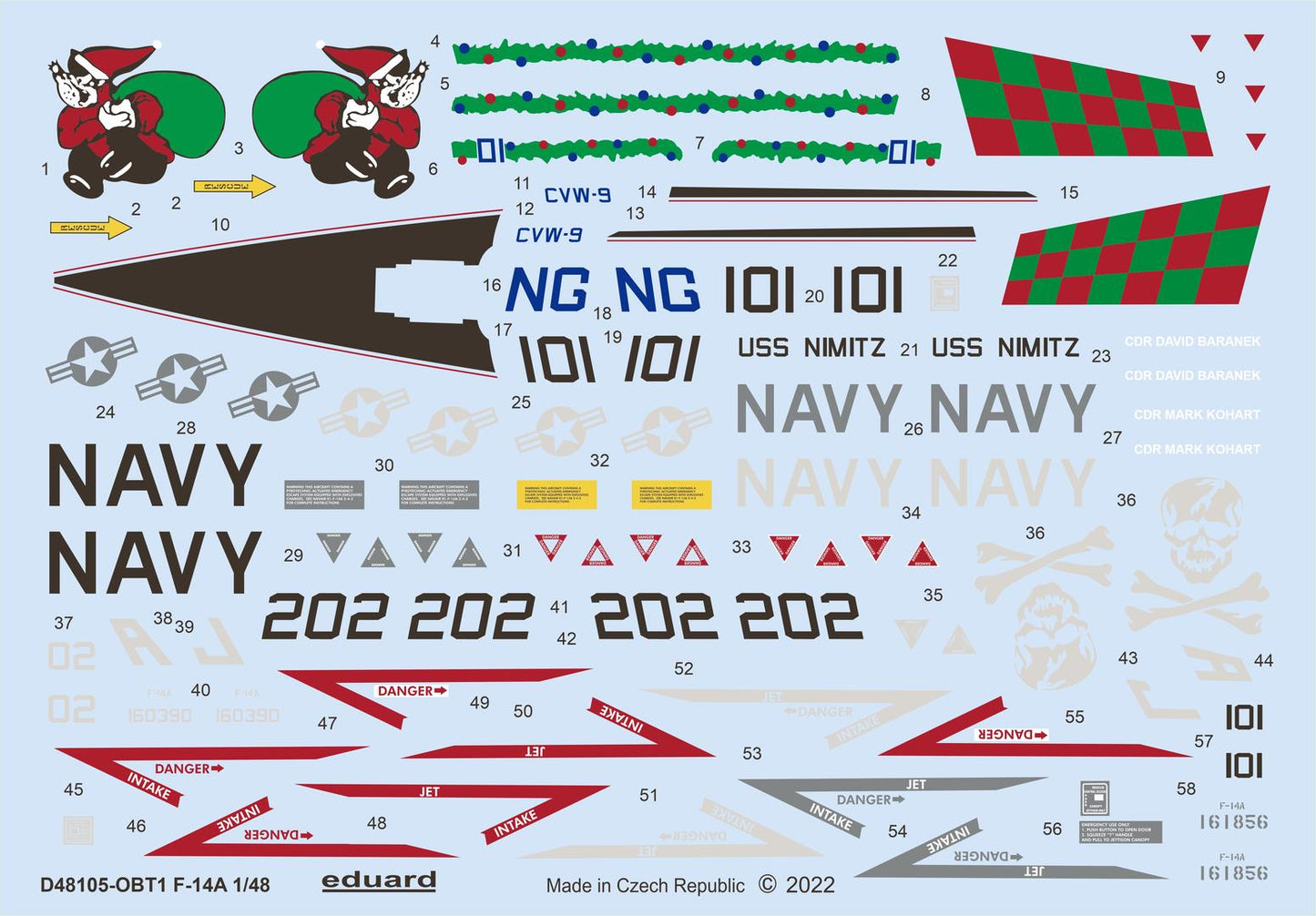 Eduard EDD48105 1:48 Grumman F-14A Tomcat