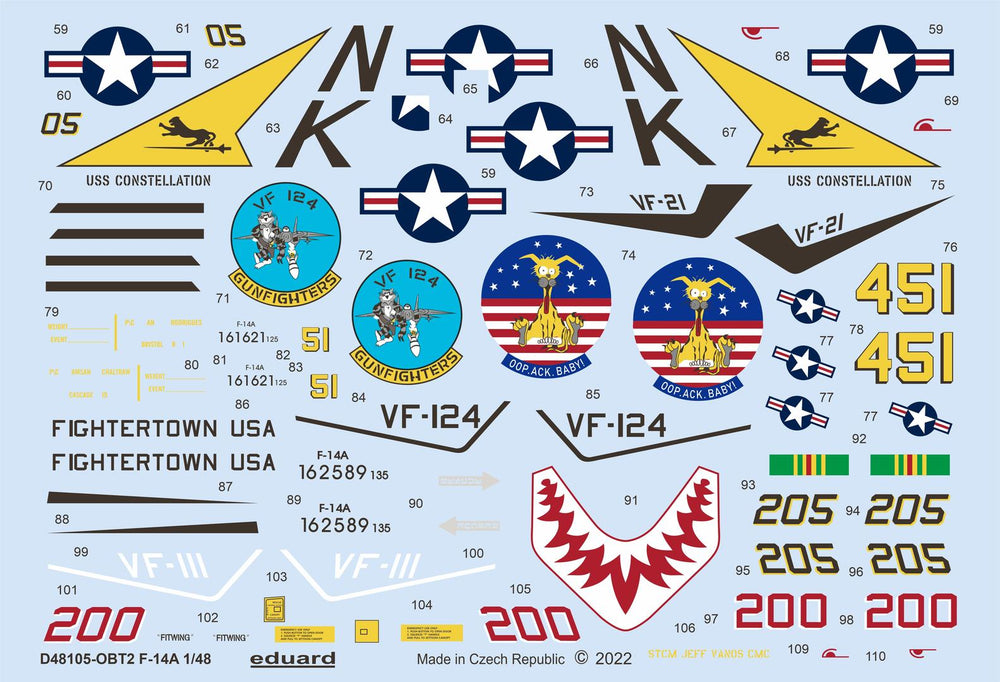Eduard EDD48105 1:48 Grumman F-14A Tomcat