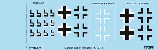 Eduard EDD72016 1:72 Focke-Wulf Fw-190A-8 national insignia