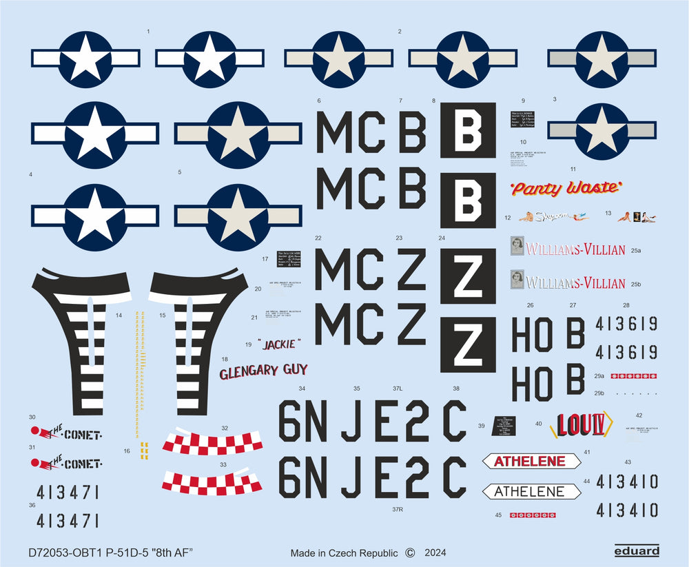 Eduard EDD72053 North-American P-51D-5 "8th AF" 1:72