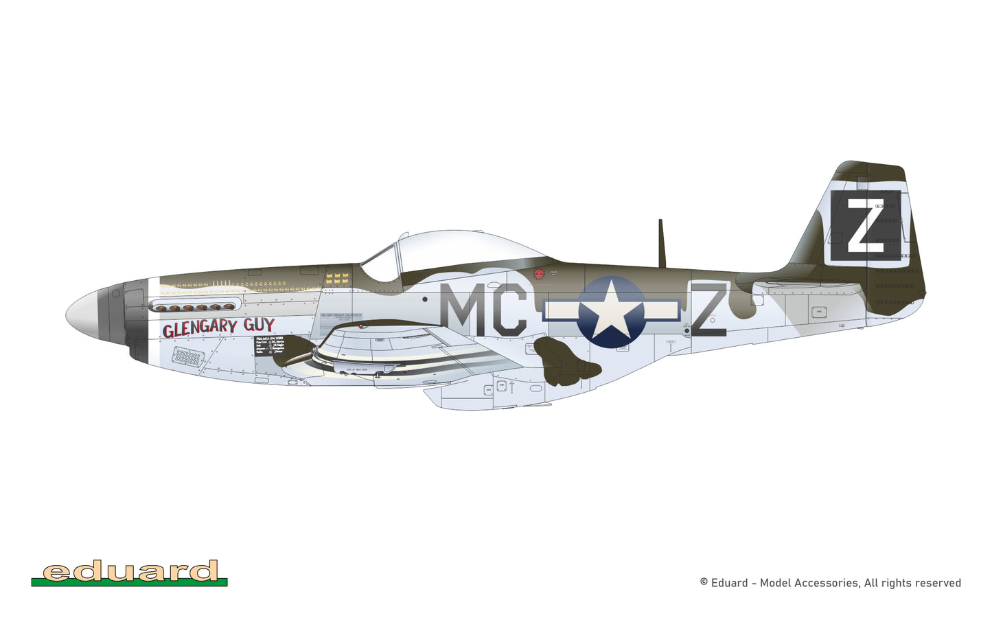 Eduard EDD72053 North-American P-51D-5 "8th AF" 1:72