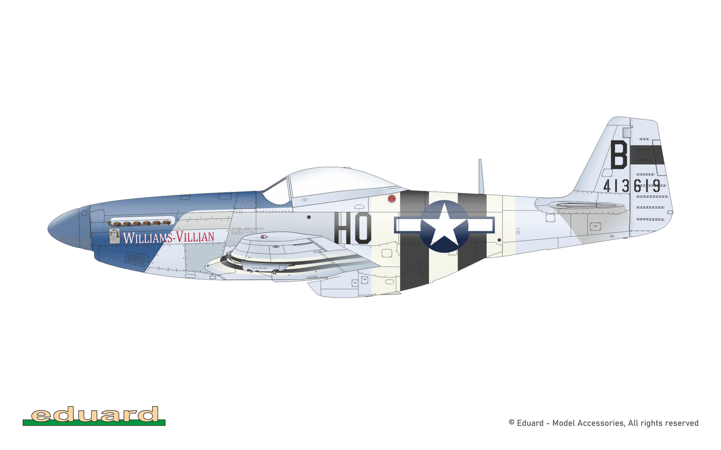 Eduard EDD72053 North-American P-51D-5 "8th AF" 1:72