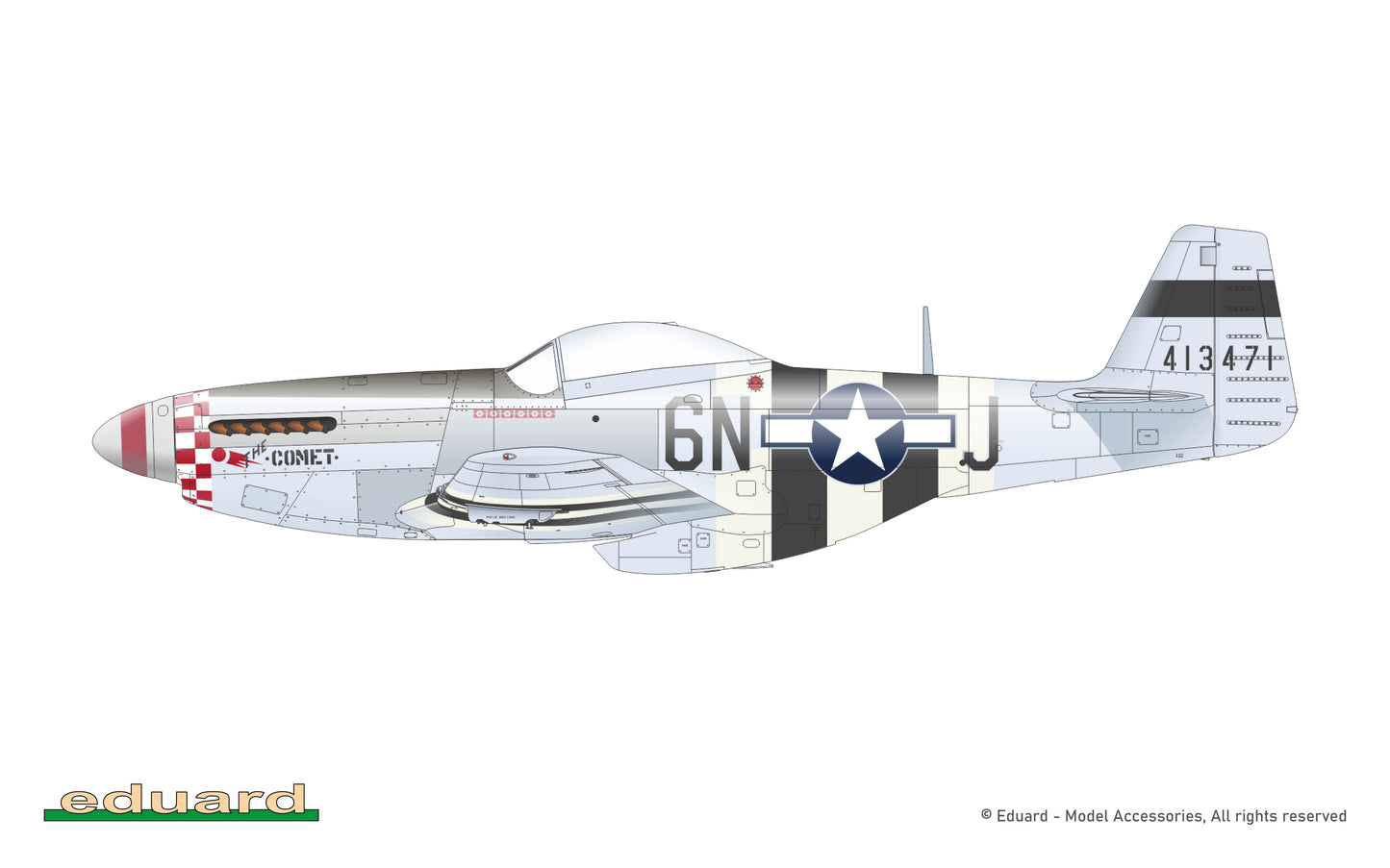 Eduard EDD72053 North-American P-51D-5 "8th AF" 1:72