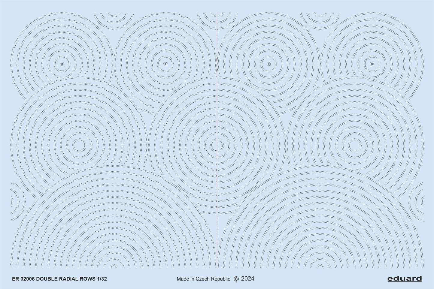 Eduard EDER32006 1:32 Double radial rows of 3D rivets
