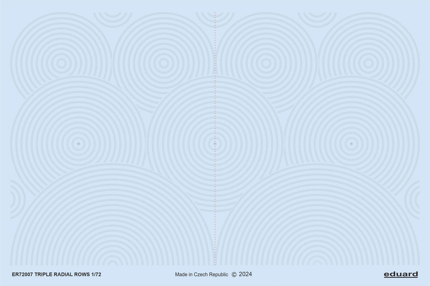 Eduard EDER72007 1:72 Triple radial rows of 3D rivets