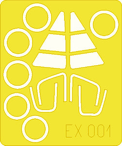 Eduard EDEX001 1:48 Convair F-102A Delta Dagger canopy and wheels