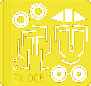 Eduard EDEX006 1:48 Heinkel He-111H-2 canopy and wheels