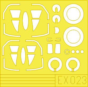 Eduard EDEX023 1:48 Douglas A-4E/A-4F Skyhawk canopy and wheels