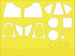 Eduard EDEX033 1:48 Vought F4U-1D Corsair canopy and wheels
