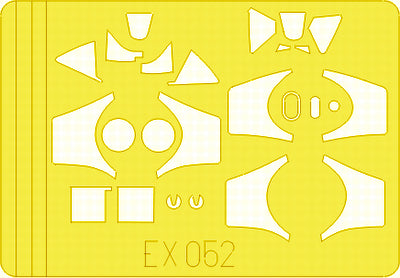 Eduard EDEX052 1:48 Supermarine Spitfire Mk.I/Mk.V canopy and wheels