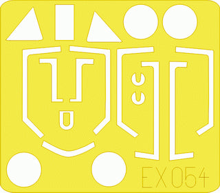 Eduard EDEX054 1:48 Focke-Wulf Fw-190A/Fw-190F canopy and wheels