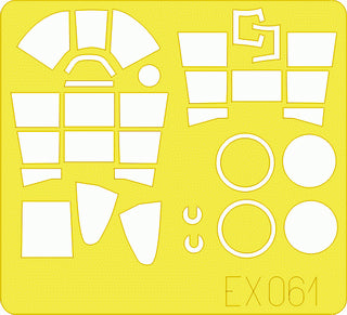 Eduard EDEX061 1:48 Vought F4U-1 Corsair 'Birdcage' canopy and wheels