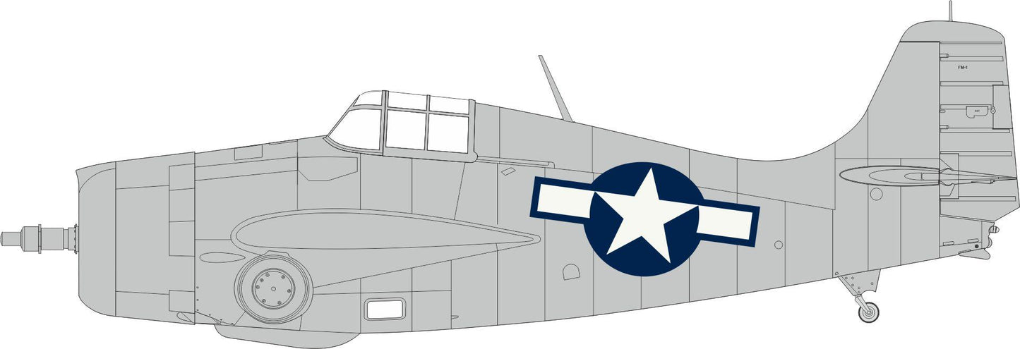 Eduard EDEX1031 General-Motors FM-1 Wildcat US national insignia 1:48