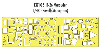 Eduard EDEX105 1:48 Martin B-26 Marauder