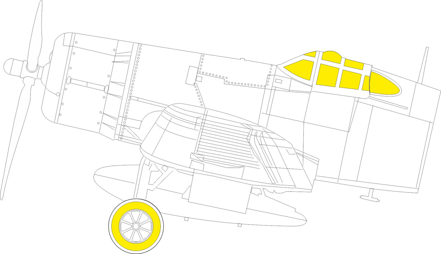 Eduard EDEX1080 Vought F4U-2 Corsair 1:48