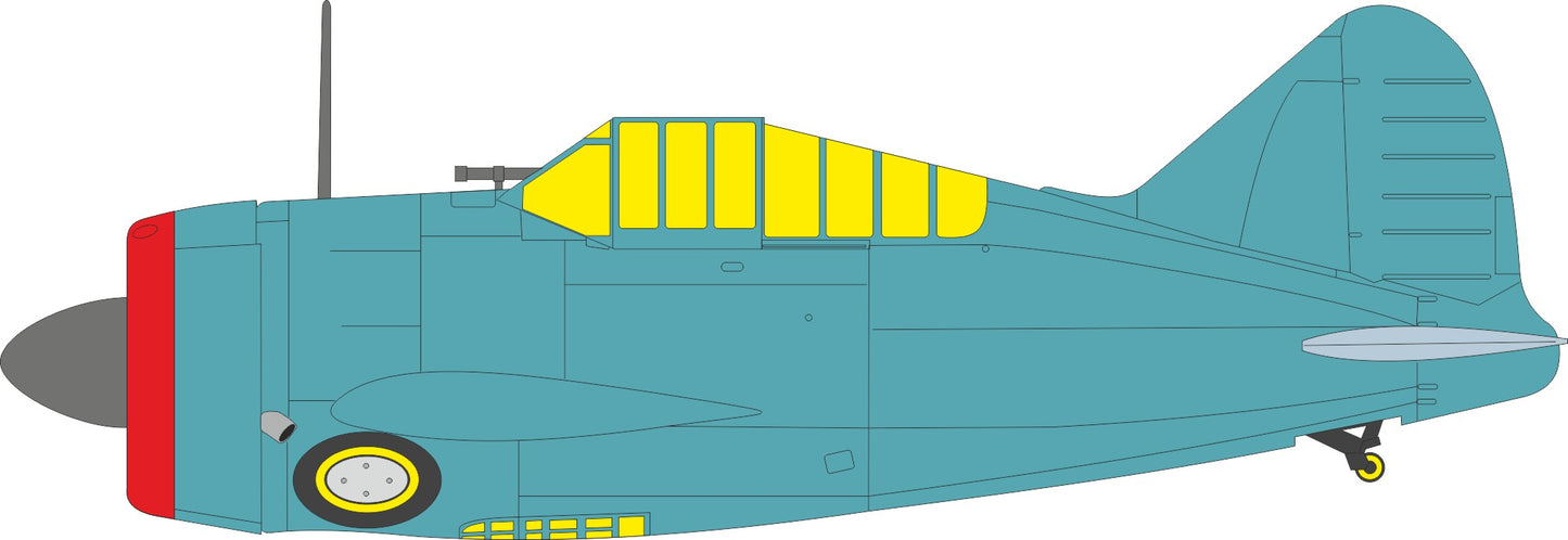 Eduard EDEX1133 1:48 Brewster F2A-2 Buffalo TFace canopy frame paint mask