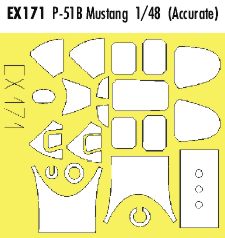 Eduard EDEX171 1:48 North-American P-51B Mustang