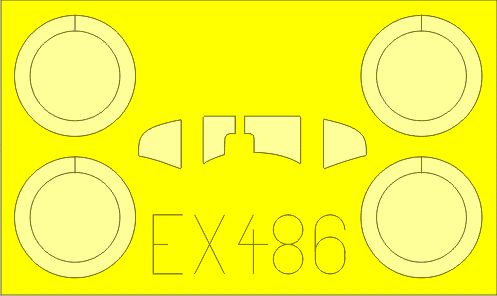 Eduard EDEX486 1:48 Heinkel He-51B-1