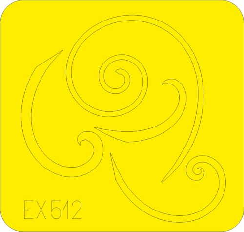 Eduard EDEX512 1:48 Messerschmitt Bf-109G-6 spinner spirals