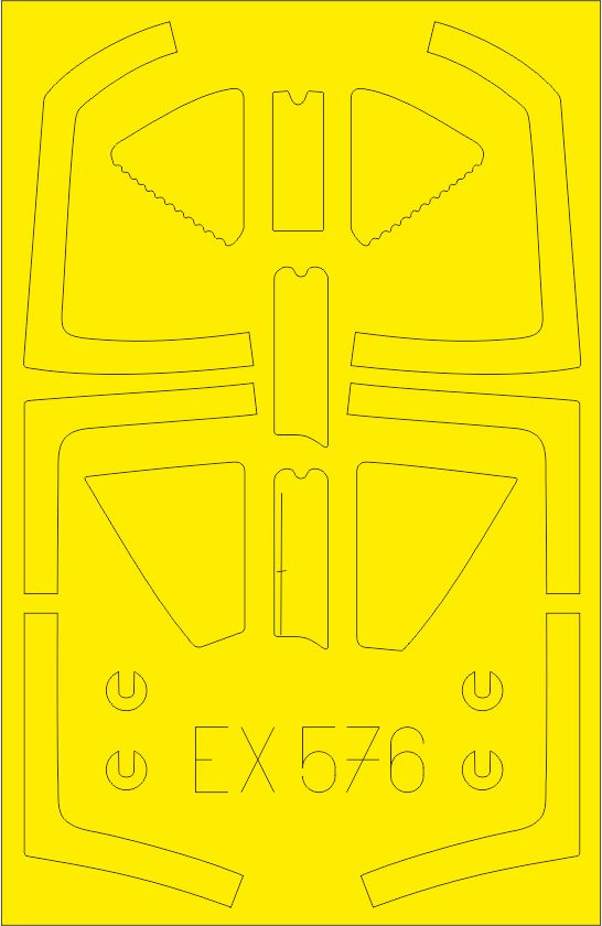 Eduard EDEX576 1:48 BAe Harrier T.2/T.4/T.8