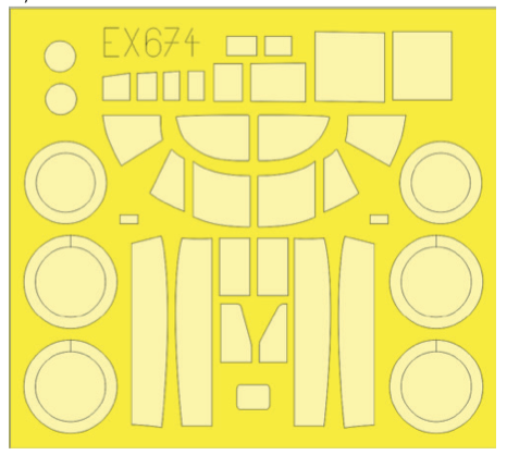 Eduard EDEX674 1:48 Douglas B-26B-50 Invader