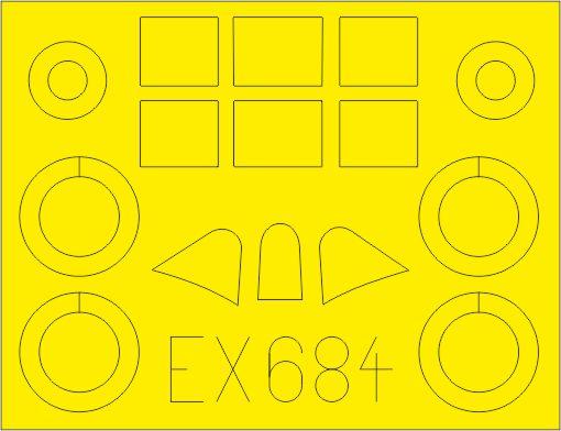 Eduard EDEX684 1:48 Reggiane Re.2005