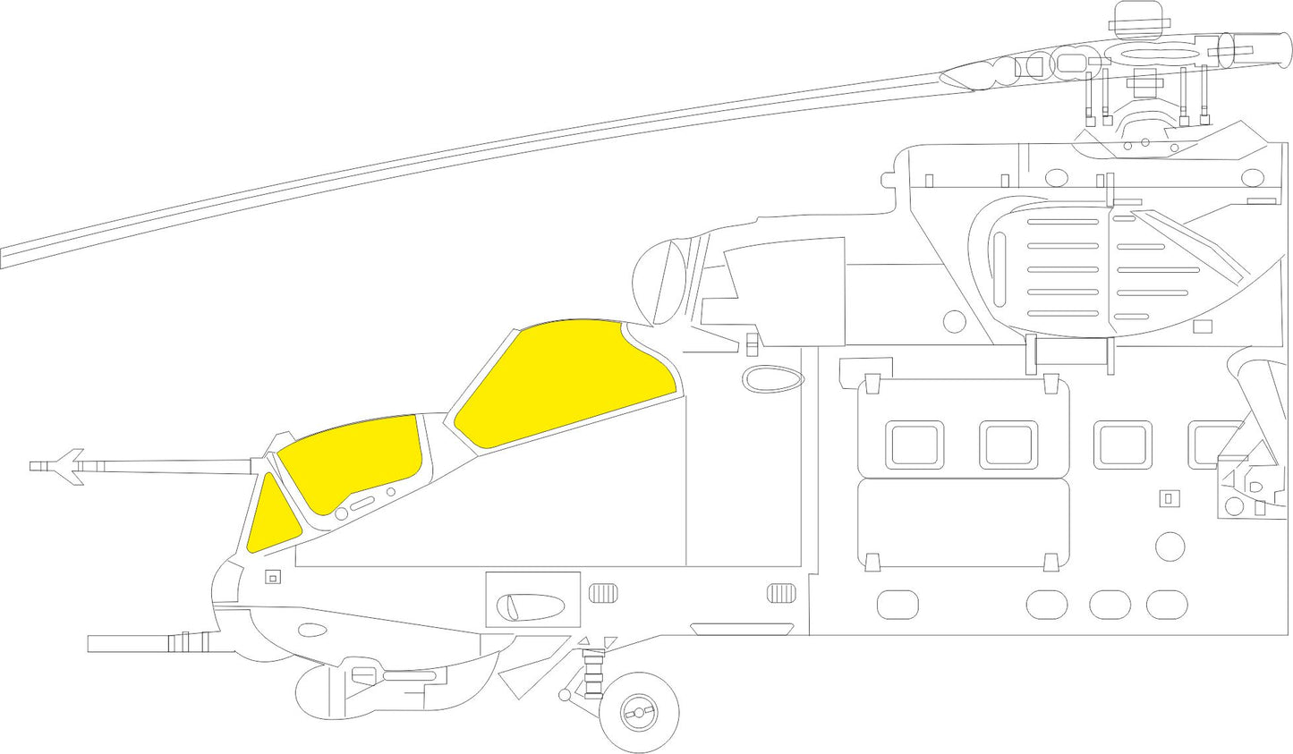 Eduard EDEX798 1:48 MiL Mi-24P