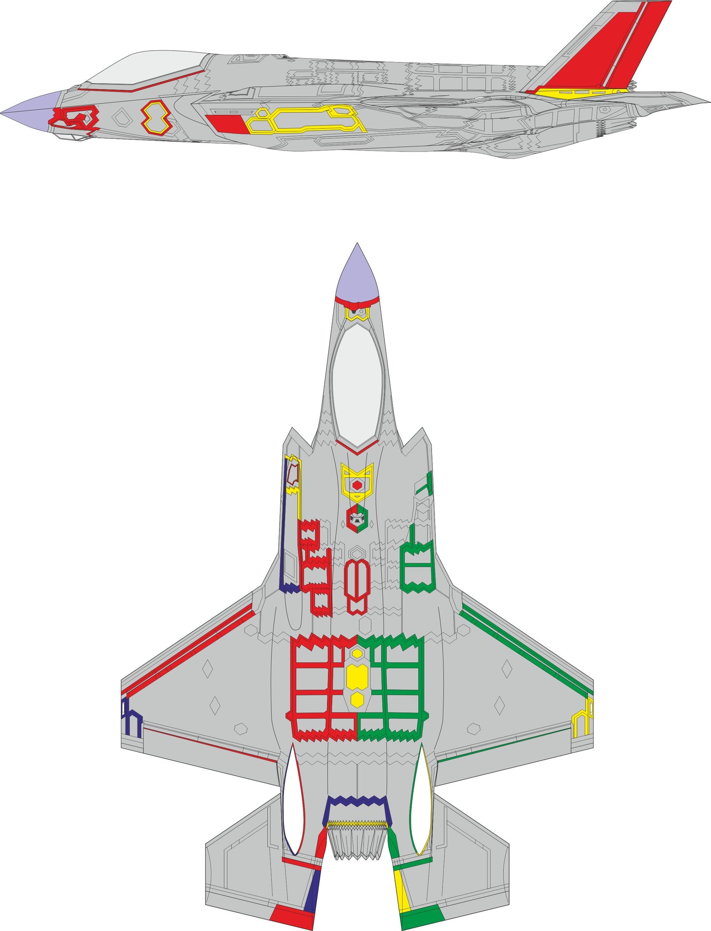 Eduard EDEX931 1:48 Lockheed-Martin F-35A Lightning II RAM coating early