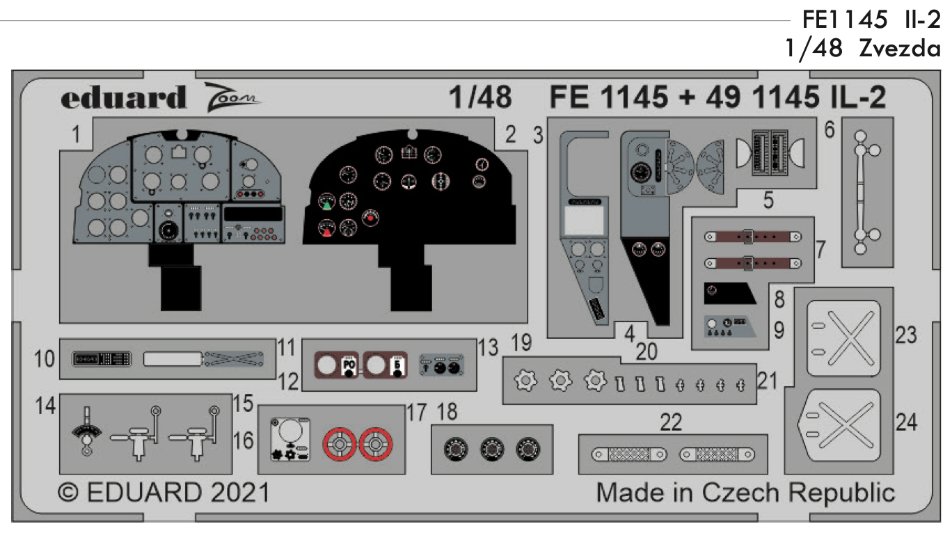 Eduard EDFE1145 1:48 Ilyushin Il-2 Stormovik
