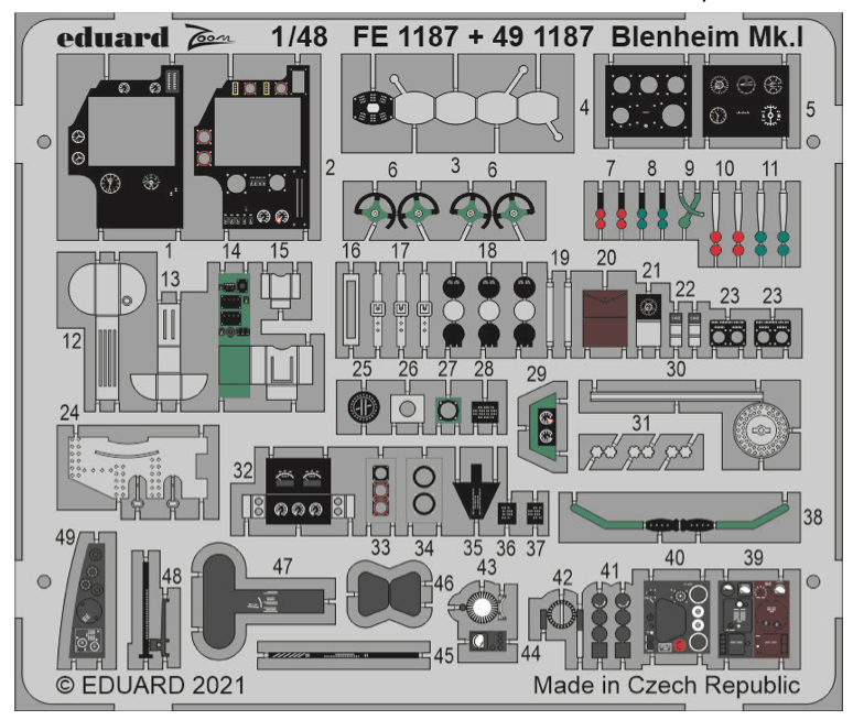 Eduard EDFE1187 Bristol Blenheim Mk.I 1:48
