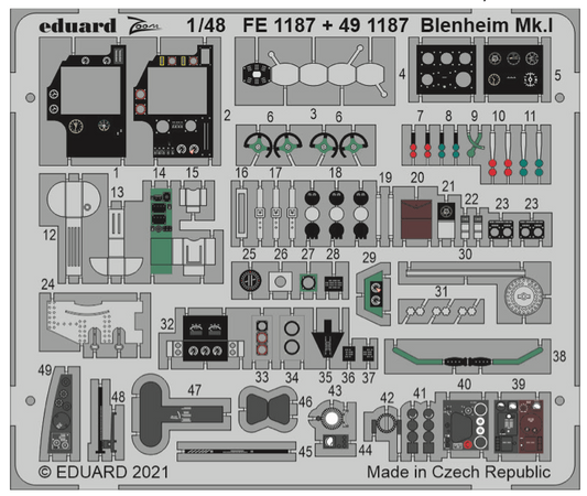 Eduard EDFE1187 Bristol Blenheim Mk.I 1:48