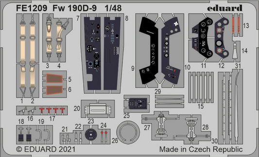 Eduard EDFE1209 1:48 Focke-Wulf Fw-190D-9 Weekend