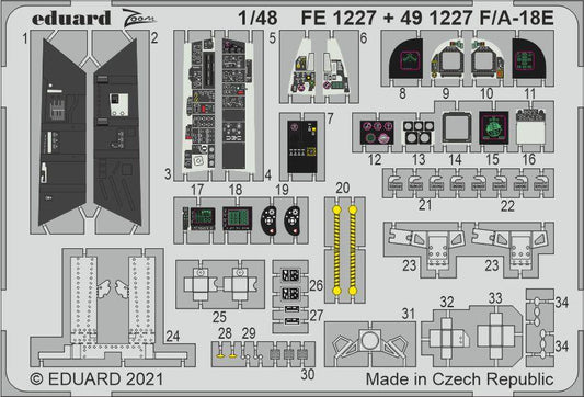 Eduard EDFE1227 1:48 Boeing F/A-18E Super Hornet