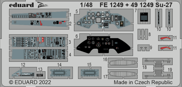 Eduard EDFE1249 1:48 Sukhoi Su-27