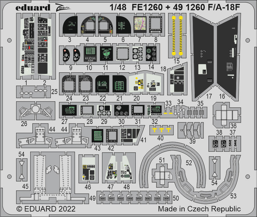 Eduard EDFE1260 1:48 Boeing F/A-18F Hornet