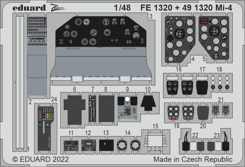 Eduard EDFE1320 1:48 Mil Mi-4