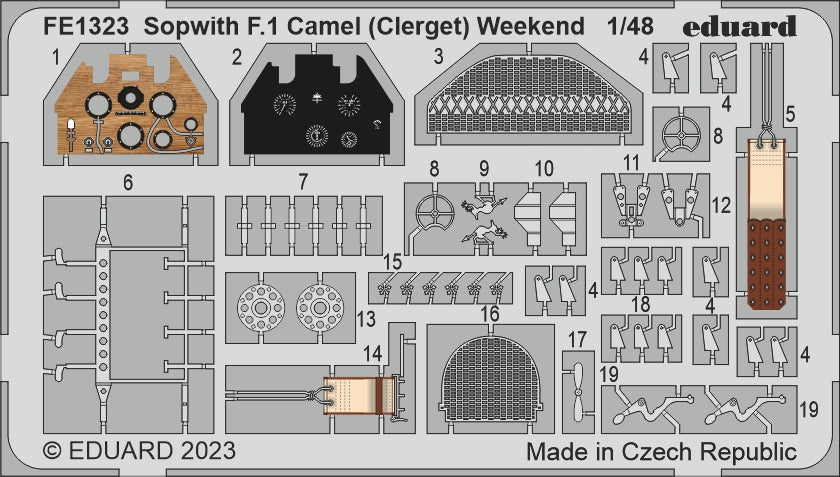 Eduard EDFE1323 1:48 Sopwith F.1 Camel