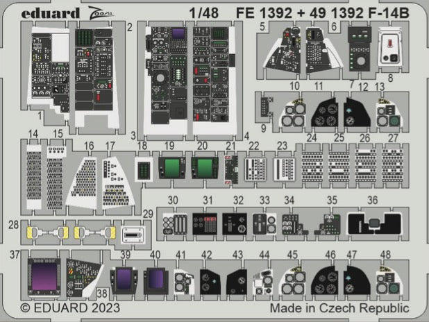 Eduard EDFE1392 1:48 Grumman F-14B Tomcat